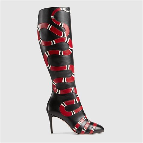 guccie commie snake skin boots|Gucci snake boots dupe.